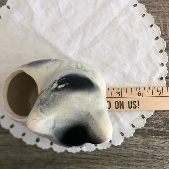 Vtg Ceramic Cat Planter - Picture 7 of 13